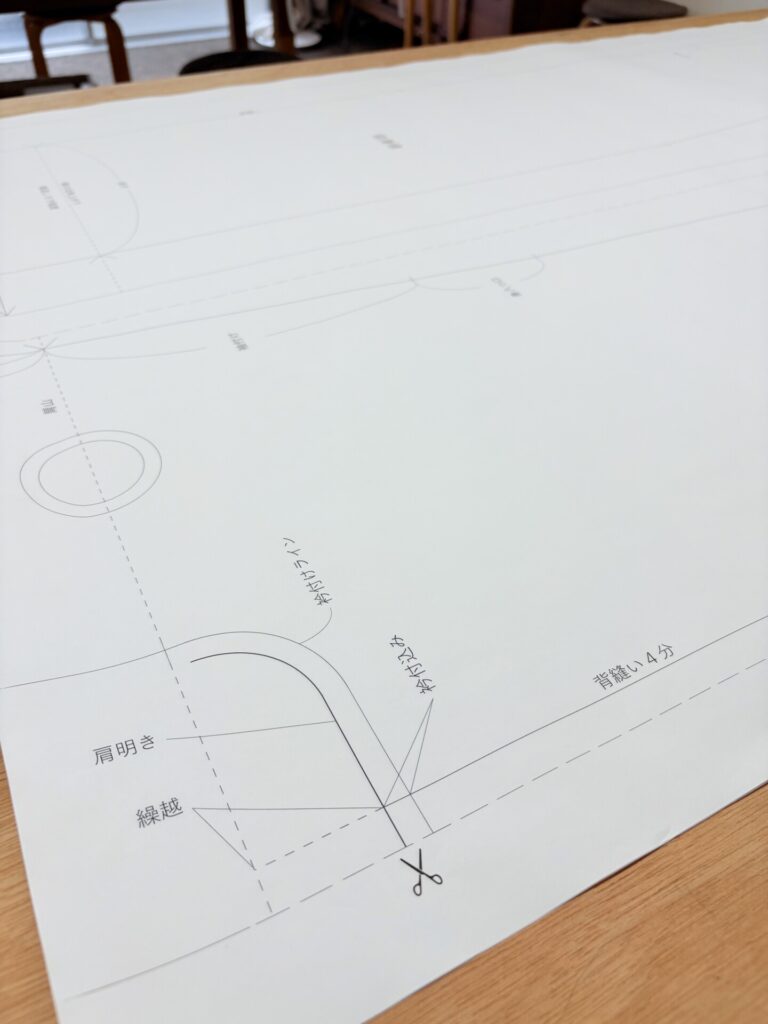 道中着 型紙